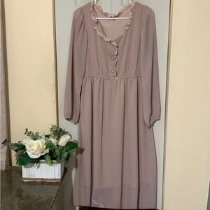 Shein*no longer sold* lace purple lavender dress/ Size large